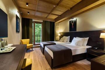 Фото номера Стандартный двухместный номер с 2 отдельными кроватями Отель Ana Hotels Bradul Poiana Brasov г. Пояна-Брашов 6