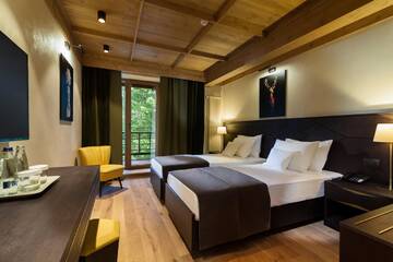 Фото номера Стандартный двухместный номер с 2 отдельными кроватями Отель Ana Hotels Bradul Poiana Brasov г. Пояна-Брашов 2