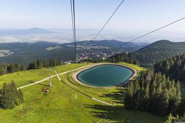 Фото номера Апартаменты с видом на горы Апарт-отели Apartament Alpin Poiana Brasov , etaj 8 г. Пояна-Брашов 72